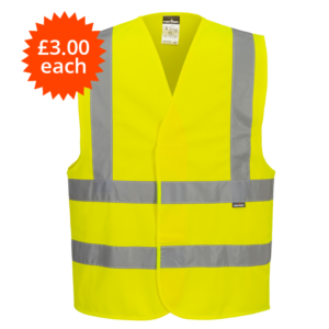 Bundle of 10 Hi Viz Plain